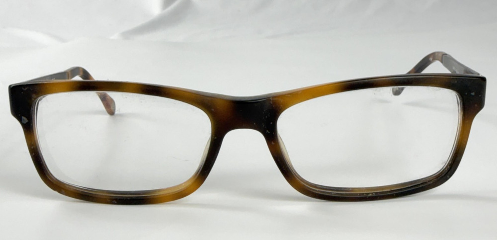 Jack Spade Cameron 005L Brown Tortoise Mens Rect Full Rim Eyeglasses FRAMES ONLY